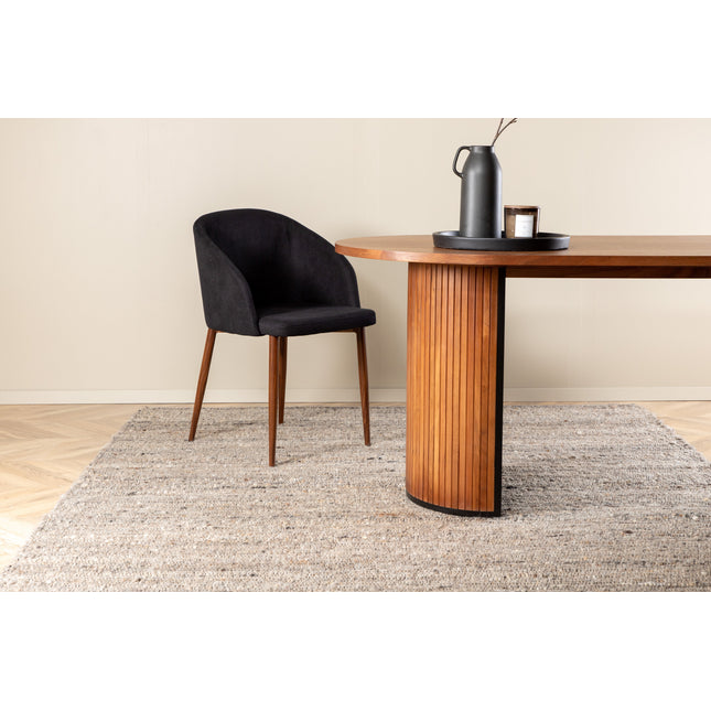 Loump villamatto - 200*300- Harmaa/beige