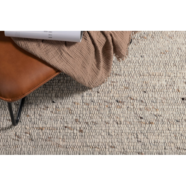 Loump villamatto - 160*230- Valkoinen/beige