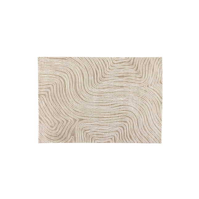 Melle mikropolyesteri - 395*295- -Suorakaide-Norsunluu beige