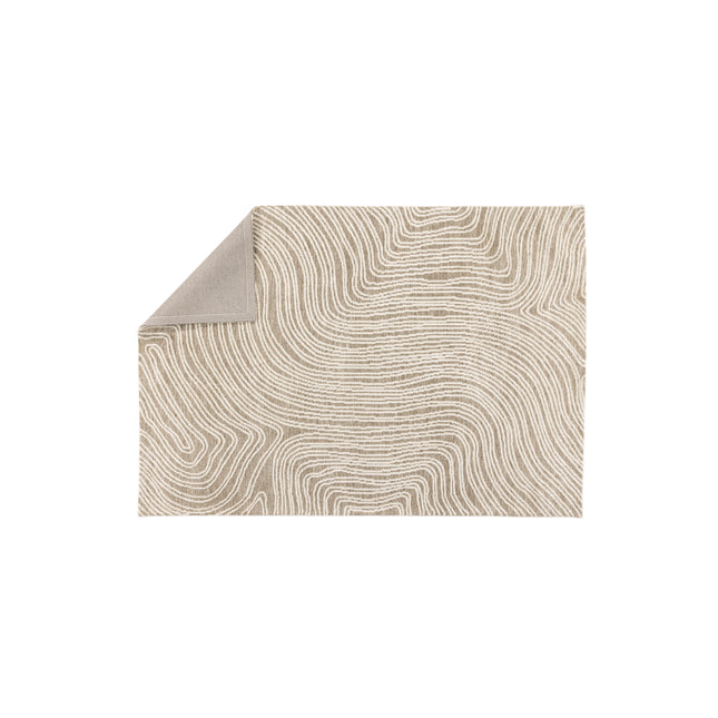 Melle mikropolyesteri - 395*295- -Suorakaide-Norsunluu beige