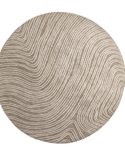 Melle mikropolyesteri - 200*200- -Pyöreä-Norsunluu beige