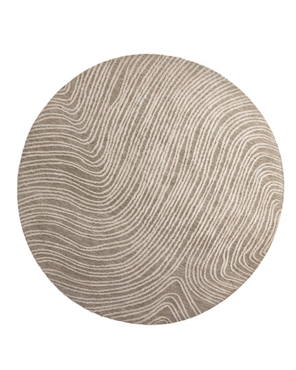 Melle mikropolyesteri - 200*200- -Pyöreä-Norsunluu beige