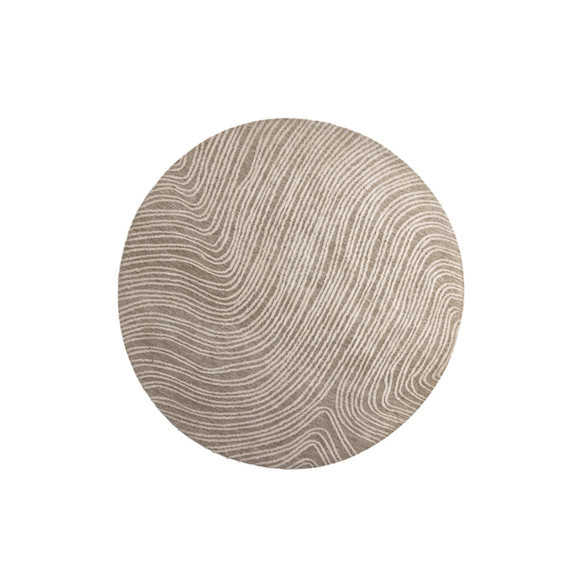 Melle mikropolyesteri - 200*200- -Pyöreä-Norsunluu beige