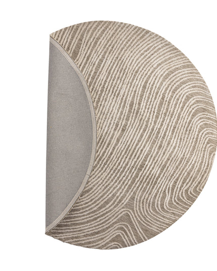 Melle mikropolyesteri - 200*200- -Pyöreä-Norsunluu beige