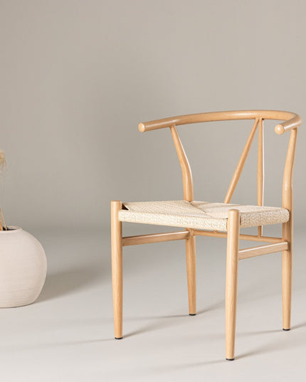 Alfons ruokatuoli - luonnonvärinen / beige köysi - KalusteDuo_Huonekaluliike_Tuoli