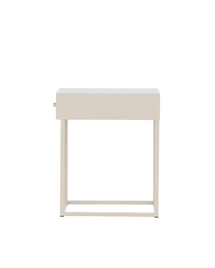 Bakal yöpöytä - beige / beige - KalusteDuo_Huonekaluliike_Pöytä