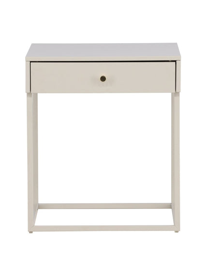Bakal - yöpöytä - beige - KalusteDuo_Huonekaluliike_Säilytyskaluste
