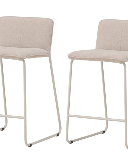 Bisbee baarituoli 2 kpl - beige/ beige bouclé - KalusteDuo_Huonekaluliike_Tuoli