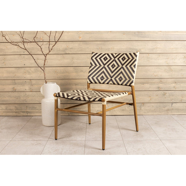 Calapan lepotuoli alumiini - beige/ruskea - KalusteDuo_Huonekaluliike_Nojatuoli ulkokäyttöön