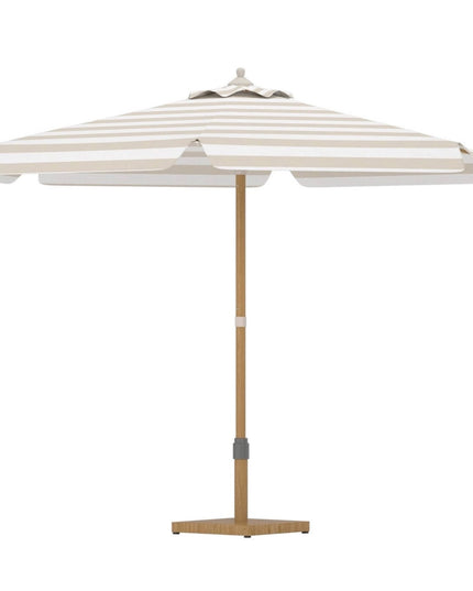 Cerox aurinkovarjo 270 cm - beige/ valkoinen - KalusteDuo_Huonekaluliike_Aurinkovarjo