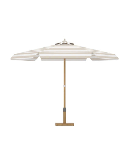 Cerox aurinkovarjo 270 cm - beige/ valkoinen - KalusteDuo_Huonekaluliike_Aurinkovarjo