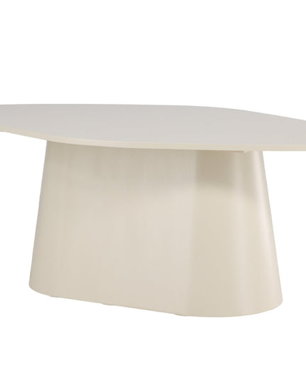 Diamond ruokapöytä 210x110x75 cm - MDF beige PU-lakkamaalaus FSC 100% - KalusteDuo_Huonekaluliike_Ruokapöytä