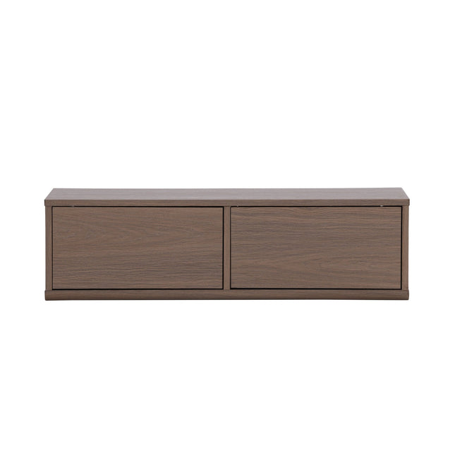 Dragh TV-taso 100x35x28 cm - MDF-runko / mocca 3D-paperi - KalusteDuo_Huonekaluliike_Säilytyskaluste