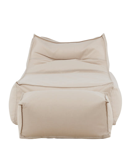 Redang relaxsäck med puff - beige