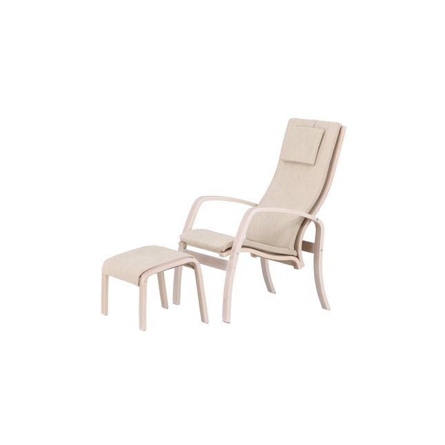 Grötö lepotuoli - tammiviilu / beige - KalusteDuo_Huonekaluliike_Nojatuoli