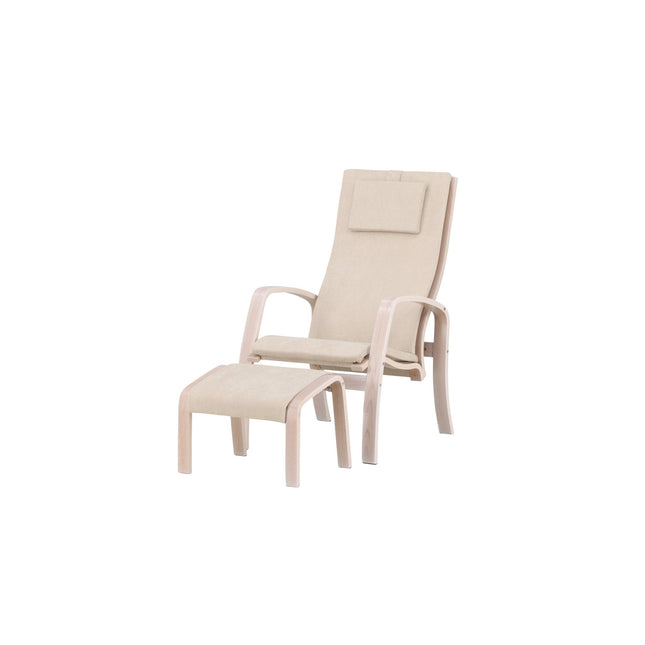 Grötö lepotuoli - tammiviilu / beige - KalusteDuo_Huonekaluliike_Nojatuoli