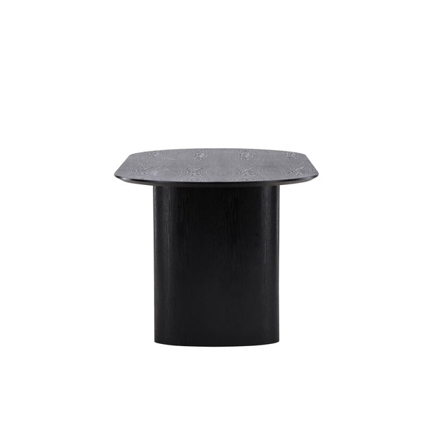 Isolde ruokapöytä 180*75 - musta / musta MDF - KalusteDuo_Huonekaluliike_Ruokapöytä