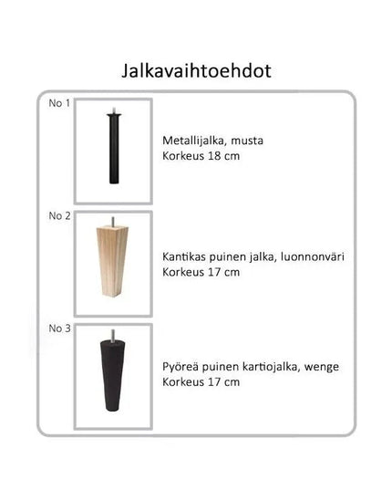 Kent kulmasohva · Vuodesohva 217x313 cm - KalusteDuo_Huonekaluliike_Vuodesohva