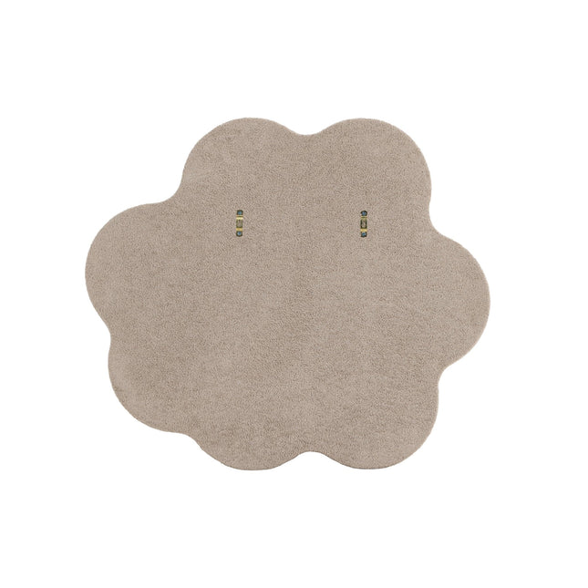 Kungsbacka peili 70x70 cm - MDF ja beige bouclé / kirkas lasi - KalusteDuo_Huonekaluliike_Peili