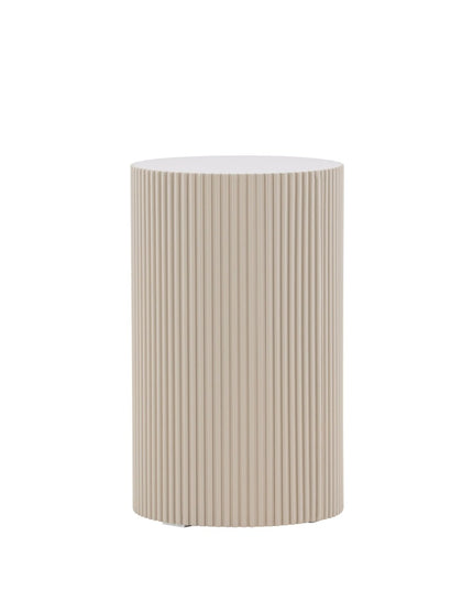 Lenox sivupöytä ⌀30.5 - Beige - KalusteDuo_Huonekaluliike_Pöytä