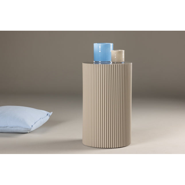 Lenox sivupöytä ⌀30.5 - Beige - KalusteDuo_Huonekaluliike_Pöytä
