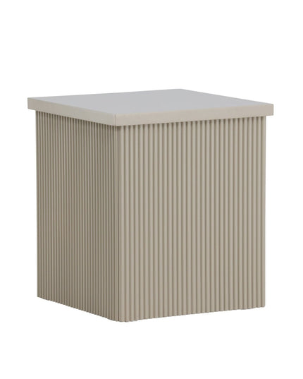 Lenox sivupöytä 40x40x45 cm - beige - KalusteDuo_Huonekaluliike_Pöytä