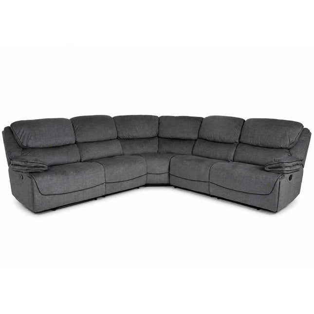 Levo recliner‑kulmasohva 300×300 cm – harmaa - KalusteDuo_Huonekaluliike_recliner kulmasohva