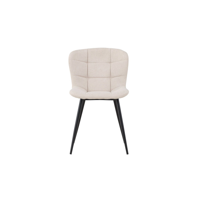 Lily ruokatuoli 2 kpl - musta/ beige - KalusteDuo_Huonekaluliike_Tuoli