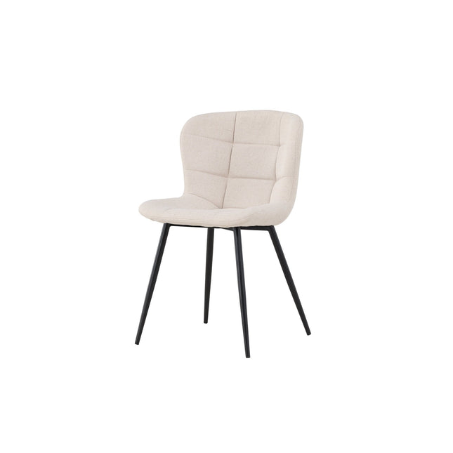 Lily ruokatuoli 2 kpl - musta/ beige - KalusteDuo_Huonekaluliike_Tuoli