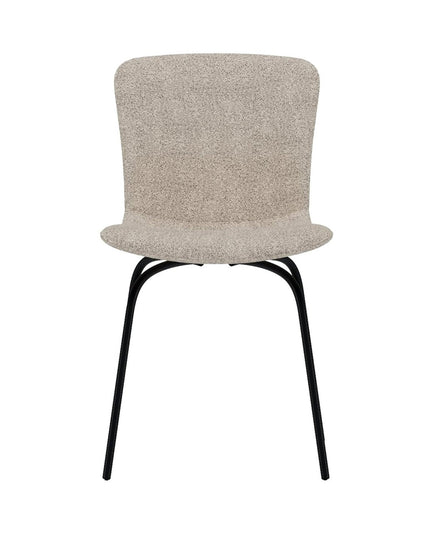 Linus ruokatuoli - 2 kpl - musta / beige bouclé - KalusteDuo_Huonekaluliike_Tuoli