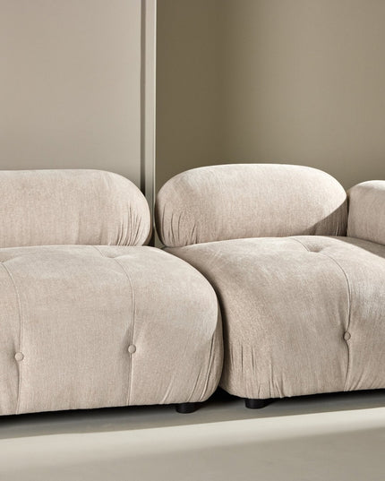Mika moduulisohva beige/hopea 3 osaa - KalusteDuo_Huonekaluliike_Sohva
