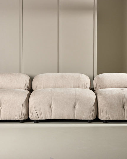 Mika moduulisohva beige/hopea 3 osaa - KalusteDuo_Huonekaluliike_Sohva