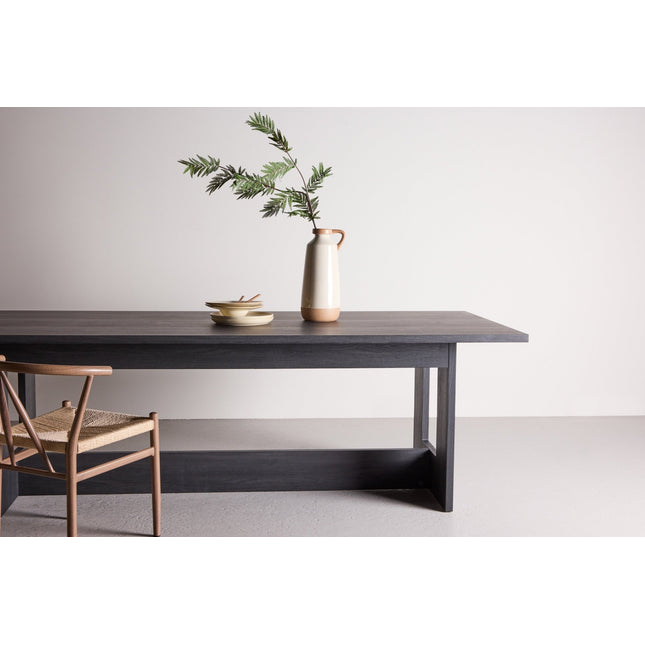 Milly ruokapöytä 100x235 cm - musta - KalusteDuo_Huonekaluliike_Ruokapöytä
