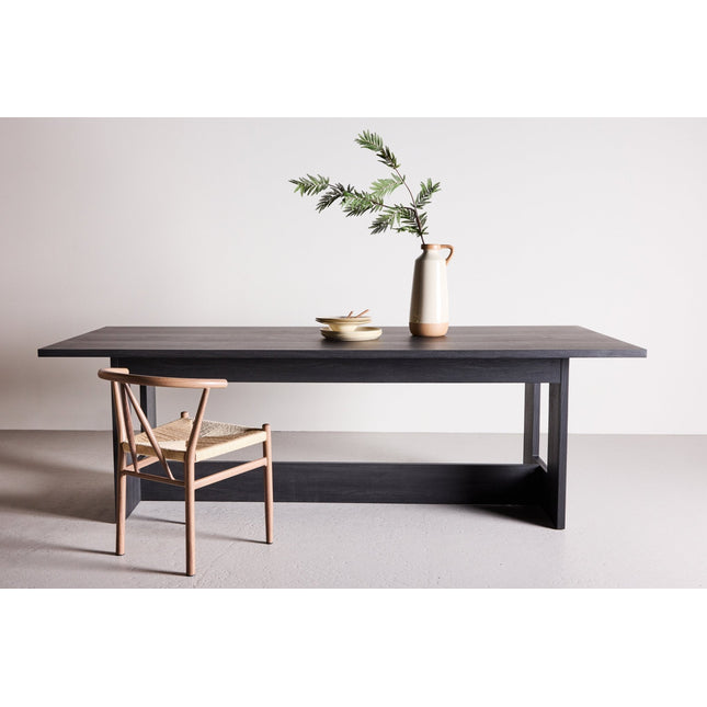 Milly ruokapöytä 100x235 cm - musta - KalusteDuo_Huonekaluliike_Ruokapöytä