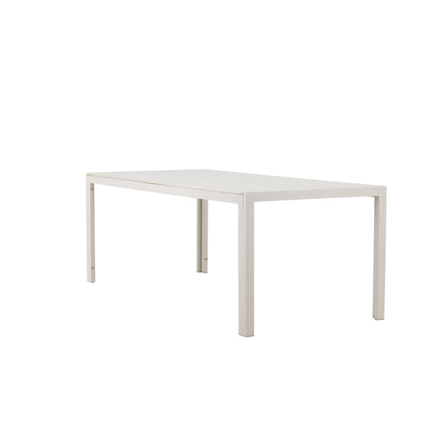 Mirko ruokapöytä 205x90x74 - beige / beige - KalusteDuo_Huonekaluliike_Ruokapöytä ulkokäyttöön