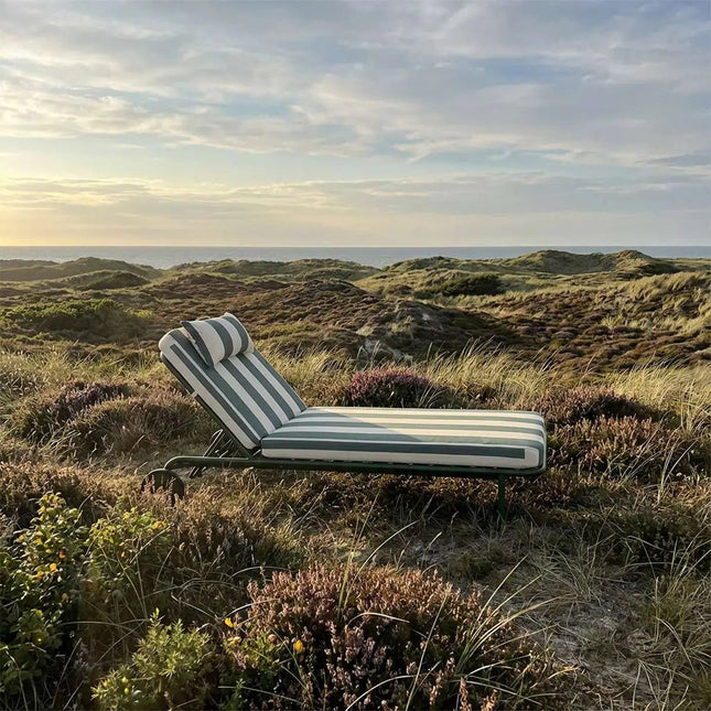Mollis Sunbed Olive - aurinkosänky ulkokäyttöön - KalusteDuo_Huonekaluliike_Aurinkovuode