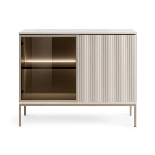 Mona‑senkki 104 cm - kashmir LED‑valaistuksella - KalusteDuo_Huonekaluliike_Senkki