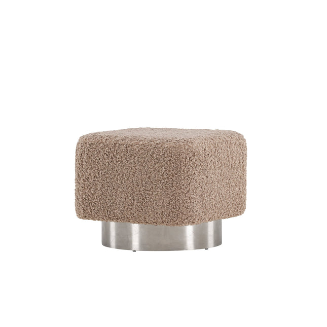 Newton rahi/pouf - Hopea / Beige teddy - KalusteDuo_Huonekaluliike_Rahi
