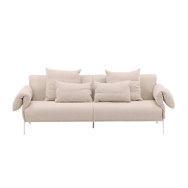 Öckerö sohva - valkoinen / beige pellava - KalusteDuo_Huonekaluliike_Sohva