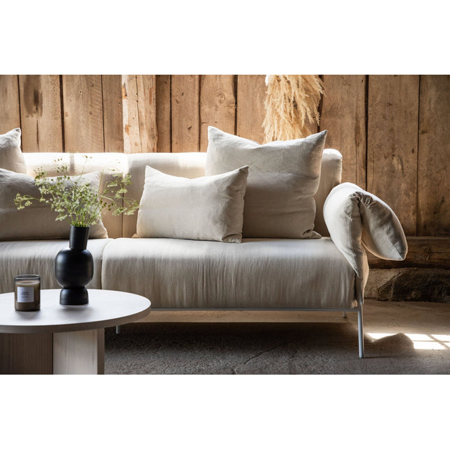 Öckerö sohva - valkoinen / beige pellava - KalusteDuo_Huonekaluliike_Sohva
