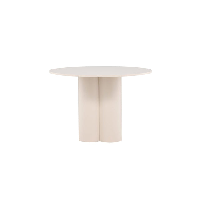 Olivia ruokapöytä ⌀110 - Beige - KalusteDuo_Huonekaluliike_Ruokapöytä