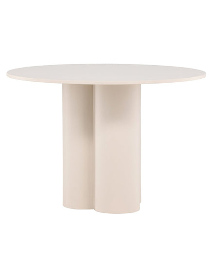 Olivia ruokapöytä ⌀110 - Beige - KalusteDuo_Huonekaluliike_Ruokapöytä