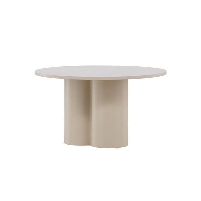 Olivia sohvapöytä ⌀80x45 cm - Beige - KalusteDuo_Huonekaluliike_Pöytä