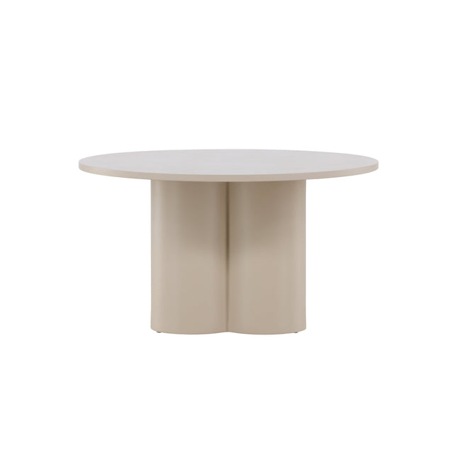 Olivia sohvapöytä ⌀80x45 cm - Beige - KalusteDuo_Huonekaluliike_Pöytä