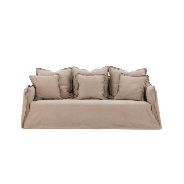 Oskarshamn 3-istuttava sohva - beige/ruskea - KalusteDuo_Huonekaluliike_Sohva