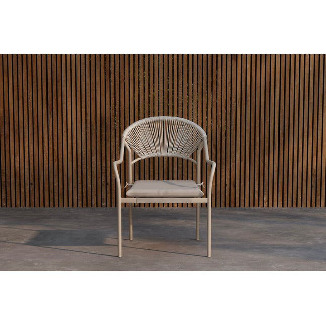 Paros ruokatuoli - beige / beige - KalusteDuo_Huonekaluliike_Tuoli ulkokäyttöön