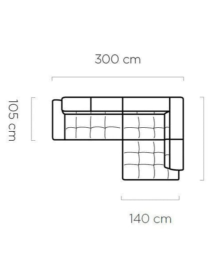 Plaza L kulmasohva aidolla nahalla - KalusteDuo_Huonekaluliike_Kulmasohva