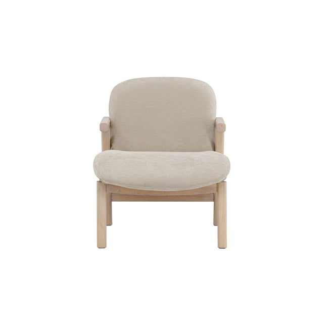 Rile nojatuoli - valkolakattu/ beige - KalusteDuo_Huonekaluliike_Nojatuoli