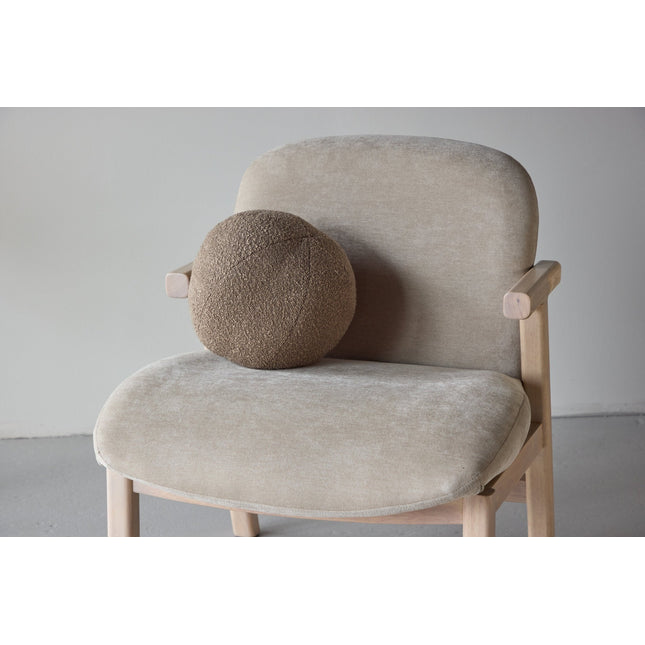 Rile nojatuoli - valkolakattu/ beige - KalusteDuo_Huonekaluliike_Nojatuoli