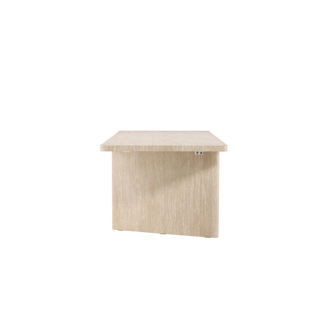 Skagen ruokapöytä 100x240 - sintrattu kivi / FSC 100% - KalusteDuo_Huonekaluliike_Ruokapöytä